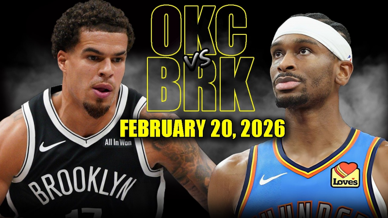 خلاصه بسکتبال اوکلاهاما سیتی تاندر - بروکلین نتس