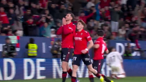 گل دوم اوساسونا به رئال مادرید توسط گارسیا