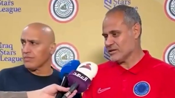 عصبانیت شدید علیمنصور از داوری در لیگ عراق!
