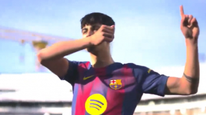 گل اول بارسلونا به لوانته توسط برنال