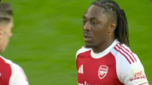 دبل ابرچی ازه؛ گل سوم آرسنال به تاتنهام