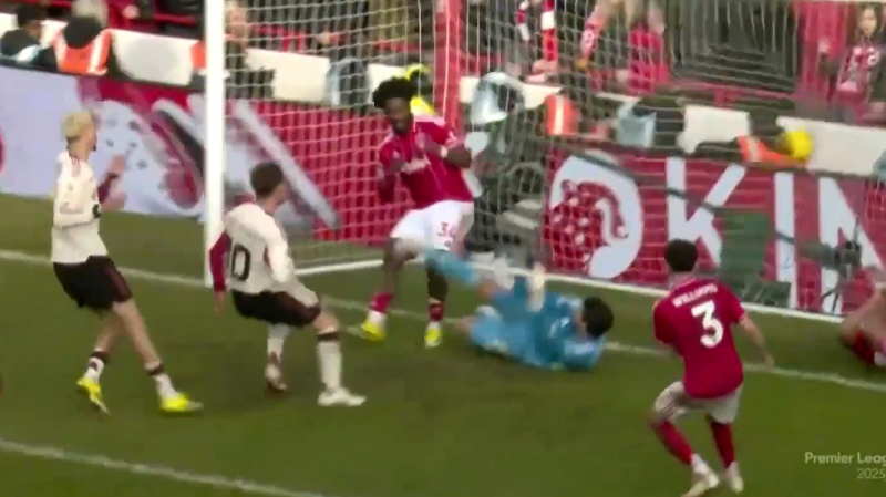 گل اول لیورپول به ناتینگهام فارست (مک آلیستر)
