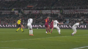 گل سوم آاس رم به کرمونزه (پیسیلی)