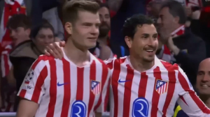 هتریک سورلوث؛ گل چهارم اتلتیکومادرید به کلوب بروژ 