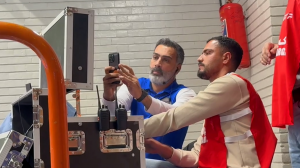 عکس داور از صفحه ویدیوچک با موبایل!