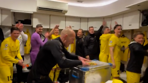 خوشحالی زایدالوصف رختکن بوده بعد از شکست اینتر!