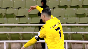 گل اول النصر به النجمه (رونالدو)
