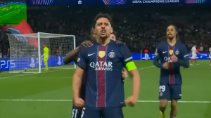 گل اول پاری سن ژرمن به موناکو توسط مارکینیوش