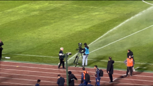 دوربین صدا و سیما زیر آب رفت!