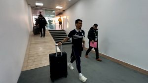 ورود دوتیم استقلال - فجر به ورزشگاه شهرقدس