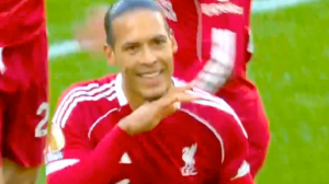 گل دوم لیورپول به وستهم توسط فن دایک