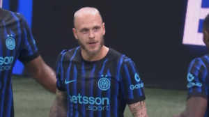 گل اول اینتر به جنوا (دیمارکو)