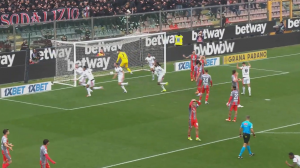 گل اول آث میلان به کرمونزه (پاولوویچ)