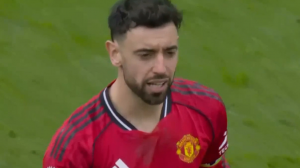 گل اول منچستریونایتد به کریستال پالاس (برونو فرناندز)