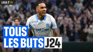 تمامی گل‌های هفته 24 لیگ یک فرانسه