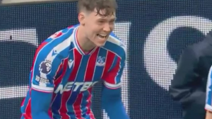 گل دوم کریستال پالاس به تاتنهام(لارسن)