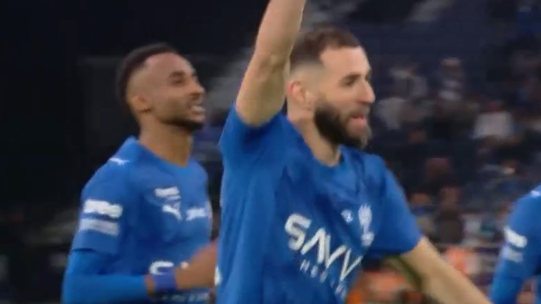 گلزنی کریم بنزما مقابل النجمه