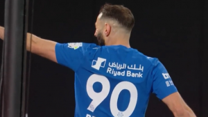 دبل کریم بنزما مقابل النجمه