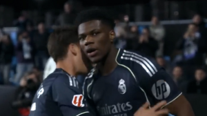 گل اول رئال مادرید به سلتاویگو توسط شوامنی 