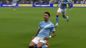 گل اول منچسترسیتی به نیوکسل توسط ساوینیو