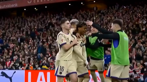 سوپر گل شب گذشته یامال با گزارش عربی!