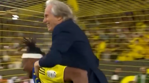 خوشحالی عجیب سرمربی النصر پس از پیروزی لحظه آخری!