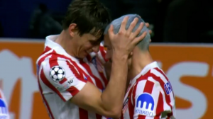 گل چهارم اتلتیکومادرید به تاتنهام (گل به خودی)