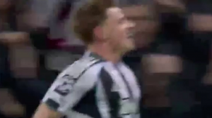 گل اول نیوکسل به بارسلونا توسط بارنس