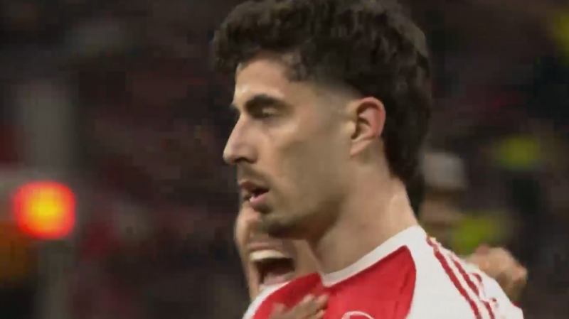 گل اول آرسنال به بایرلورکوزن توسط هاورتز