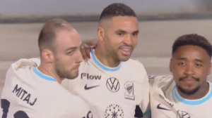 گل اول الاتحاد به الریاض توسط النصیری