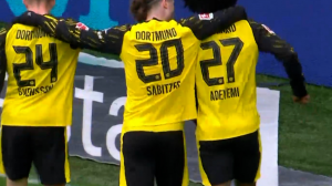 گل اول دورتموند به آگزبورگ توسط آدیمی