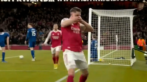 گل اول آرسنال به اورتون توسط گیوکرش