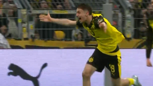 گل دوم دورتموند به آگزبورگ توسط رجیانی