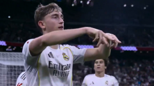 گل سوم رئال مادرید به الچه توسط هویسن