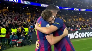 گل پنجم بارسلونا به نیوکسل توسط لواندوفسکی