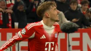 گل سوم بایرن مونیخ به آتالانتا توسط کارل