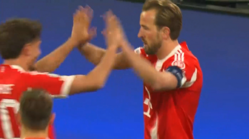 گل اول بایرن مونیخ به آتالانتا توسط هری کین