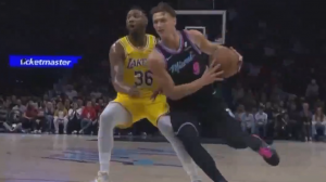 خلاصه بسکتبال میامی هیت - لس آنجلس لیکرز 