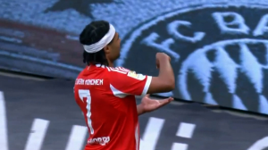 گل چهارم بایرن مونیخ به یونیون برلین (گنابری)