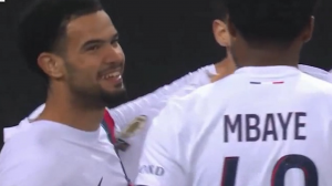 گل چهارم پاری سن ژرمن به نیس (امری)