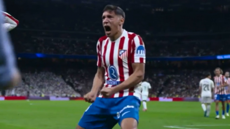 سوپرگل مولینا؛ گل دوم اتلتیکو به رئال مادرید