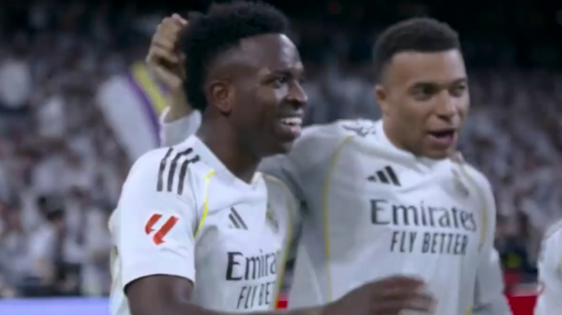 دبل وینیسیوس؛ گل سوم رئال مادرید به اتلتیکو 