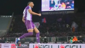 گل اول فیورنتینا به اینتر (اندور)