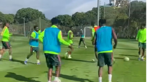 تمرینات تیم ملی نیجریه برای رویارویی با ایران