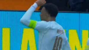 گل اول فرانسه به برزیل (امباپه)