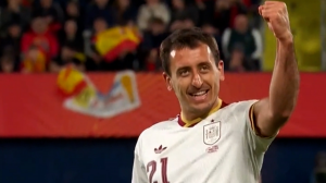 گل اول اسپانیا به صربستان (اویارزابال)