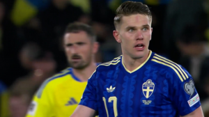 دبل گیوکرش؛ گل دوم سوئد به اوکراین