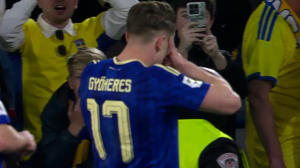 هت‌تریک گیوکرش؛ گل سوم سوئد به اوکراین