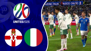 خلاصه بازی ایتالیا 2 - ایرلند شمالی 0