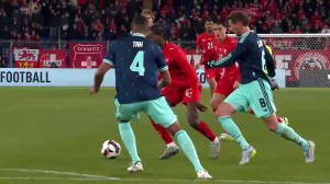 گل سوم سوئیس به آلمان (مونتیرو)